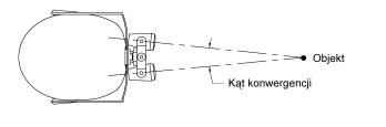 Schemat kąta konwergencji
